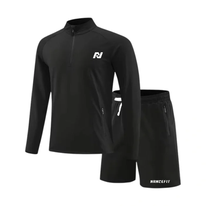 Nancefit Performance Zip Training Set – Black