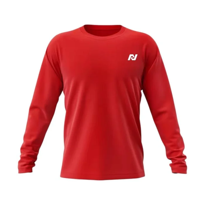 Nancefit Performance Long Sleeve Training Shirt – Red
